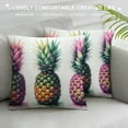 thumbnail image 3 of GOSMITH  Watercolor Pineapple Throw Pillow Cover,Spring Summer Holiday Home Cushion Case Decoration for Sofa Couch, 3 of 5