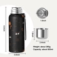 thumbnail image 7 of Halloween Pattern 20oz Stainless Steel Thermal Bottle with Tea Filter and Cup Lid, Vacuum Insulated Coffee Mug with 316L Inner Liner, Leakproof Travel Thermos for Office, Commute & Outdoor, 7 of 7