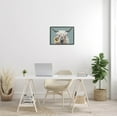 thumbnail image 2 of Stupell Industries Highland Cattle Biting Sunflower Bloom Painting Black Framed Art Print Wall Art, Design by Michele Norman, 2 of 7