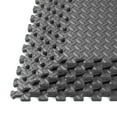 thumbnail image 6 of Velotas 1/2 Inch Interlocking EVA Foam Personal Fitness Mat, Diamond Plate Exercise Mats for Indoor Workout, 24 in x 24 in, 6 of 8