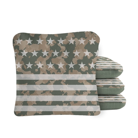 American Flag Camouflage Synergy Pro Cornhole Bags