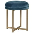 thumbnail image 3 of Hillsdale Tabouret de Coiffeuse, Bleu Saphir, 3 of 9