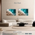 thumbnail image 4 of Elephant Stock San Diego Beach Wall Art - Horizontal Canvas Wall Art - Living Room Wall Decor - Beach Canvas - Teal And Brown Decor - 48" x 32", 4 of 8