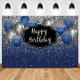 thumbnail image 4 of Telón de fondo con purpurina para cumpleaños de adultos, globos, pancarta de fiesta de cumpleaños, decoración para sesión fotográfica, fondo fotográfico para estudio fotográfico, 4 of 4