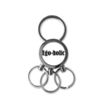 thumbnail image 1 of Elegante palabra ego Holic Llavero de metal de acero inoxidable Llavero Anillo de cadena Llavero, 1 of 3