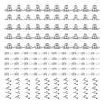 thumbnail image 1 of 50Pcs Set Grade Twist Lock Fasteners Turn Button Eyelets & Studs, Canvas Marine Fasteners Turn Button, 1 of 6
