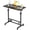 Black Wood Grain, variant on Bed Desk Adjustable Overbed Bedside Table Rolling Laptop Tray Desk Cart Height Portable Mobile Sit Stand Table Tilting