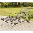 thumbnail image 1 of International Caravan Mandalay Metal Patio Chaise Lounge in Bronze, 1 of 1