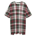 thumbnail image 3 of Clan Stewart Dress Tartan Plaid Pattern Tartan Sleepshirts For Sleeping Travels Loose Sleepdress Pajama Dress Soft Nightdress Sleepwear, 3 of 7