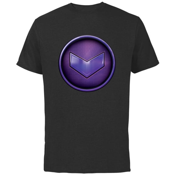 Marvel Hawkeye Kate Bishop Purple Arrow Icon - Short Sleeve Cotton T-Shirt for Adults - Customized-Black