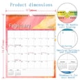 thumbnail image 2 of FIAOIRN 2025 Wall Calendar,18-Month Calendar for July 2024 - December 2025, Desk/Wall Calendar for Home Office Room Decoration,New Year and Christmas Presents, 2 of 8