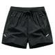 thumbnail image 1 of pstuiky Pantalones cortos deportivos, Pantalones cortos casuales cómodos de moda para hombre, de color liso, con cintura elástica regular, para playa Pantalones cortos deportivos para hombre, 1 of 8