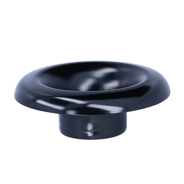 JUSPOCKET 73 mm/2,9 pulgadas Adaptador de pila de velocidad de aluminio con bocina turbo de admisión de aire frío de ariete corto para automóvil Negro