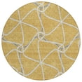 thumbnail image 2 of Addison Rugs Chantille Indoor/Outdoor Transitional Geometric Gold Washable Round Rug, 8' x 8', 2 of 6