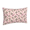 thumbnail image 2 of Naloa Beautiful Butterflies and Hearts Pillowcase, Throw Pillowcase, Wrinkle-Free, Stain-Resistant with Hidden Zipper for Bedroom Sofa - 20"x30", 2 of 9