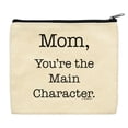 thumbnail image 2 of ThisWear Gifts for Mom From Son Mom You're the Main Character Makeup Bag, 2 of 3