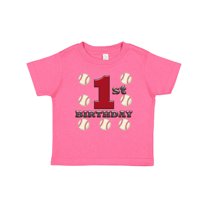 Inktastic First Birthday Baseball Boys Baby T-Shirt