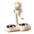 thumbnail image 1 of Dispensador de agua para mascotas, cuenco para perros, comedero multifuncional para mascotas, bebedero automático para conejos, hámsteres y gatitos. Blanco, 1 of 9