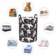 thumbnail image 4 of Fotbe Cute Poodle Dog Cesto de Ropa con Asas, Cesto Impermeable de Gran Capacidad, Bolsa de Lavado para Dormitorio, Cesto de Ropa con Ruedas y Asas-Medium, 4 of 6