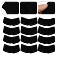 thumbnail image 1 of WEUVEB 12 Pcs Ceinture Réutilisable pour Incontinence Protection contre les Fuites Noir Haute Élasticité, 1 of 5