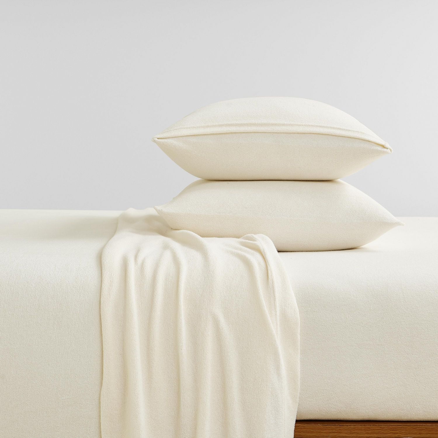 Ensemble de draps 1 place Ivoire en Cotton Beco Home