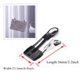 thumbnail image 2 of Hahiyo Pinzas Para Ropa De Acero Inoxidable Clip Para Calcetines Lavandería 2.2 Pulgadas De Longitud Con Resorte Agarre Fuerte A Prueba De Viento Fácil Pellizco Colgar Práctico Ahorre Espacio No Dañe, 2 of 5