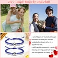 thumbnail image 4 of 2PCS Matching Heart Bracelets for Couples Long Distance Couple Bracelets for Women Men Best Friends Relationship Gifts Matching Couples Stuff Jewelry, 4 of 11