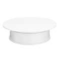 thumbnail image 1 of Support d'Affichage Rotatif Électrique Rond Blanc 360°, 1 of 7