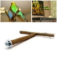 thumbnail image 5 of Bird Perches Natural Wood Stand T-shaped Bird Cage Grinding Claw for Cockatiels Conures Budgies Love Birds, 5 of 6
