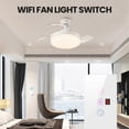 thumbnail image 5 of Tuya Smart Wifi Fan Light Boiler Switch Standard Water Heater Touch 3 in 1 Switch Smart for Alexa Google Home A, 5 of 5