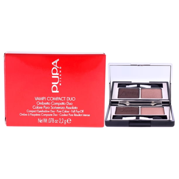 Pupa Milano Sombra ¡Vamp! Sombra de ojos dúo compacta - 004 Bronze Amber 0.078 oz Pupa Milano Sombra 0.078 oz