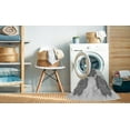 thumbnail image 2 of Ahgly Company Machine Washable Indoor Rectangle Transitional Platinum Gray Area Rugs, 7' x 9', 2 of 7