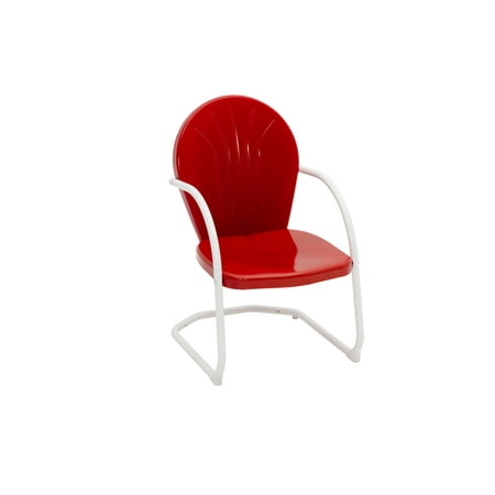 Jack Post BH-20CR 27.25" x 22.5" x 35.25" Red Retro Chair