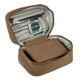thumbnail image 2 of Unique Bargains Cosmetic Bag Travel Makeup Bag Women Storage Bag Set Brown, 2 of 7