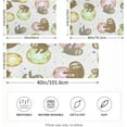 thumbnail image 4 of GZHJMY Sloth Satin Pillowcase, Soft Breathable Silk Pillow Case with Envelope Closure for Hair and Skin, Queen Size 30 x 20 Inch Home Decor, 4 of 7