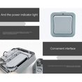 thumbnail image 3 of Waterproof Outdoor Switch - Control Switch - Indicator Light - 20A - IP65 Suitable for Garden, Workshop, Balcony, Gray, 3 of 4
