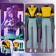 thumbnail image 2 of Disfraz de fantasía de Alune para mujer adulta, uniforme, camiseta, pantalones, guantes, para Halloween y carnaval, 2 of 5