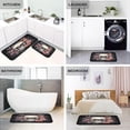 thumbnail image 5 of Coolnut 2 Pieces Skull Kitchen Rugs and Mats Set Absorbent Soft Kitchen Mats for Floor Non-Slip Kitchen Mat Doormat Set, 19.7"x47.2"+19.7"x27.6" Home Decor Gifts, 5 of 7