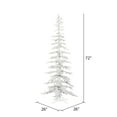 thumbnail image 3 of Vickerman 6' x 26" Flocked Kuna Pine Artificial Christmas Tree, Unlit, 3 of 3