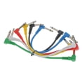 thumbnail image 4 of 6 Piezas de Amplificador de ángulo de de Conector de sonido de Pedal de de Bajo de Guitarra, CUTICAT Guitarra pedal de efectos Cable Patch, 4 of 5