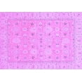thumbnail image 1 of Ahgly Company Indoor Rectangle Abstract Purple Modern Area Rugs, 4' x 6', 1 of 4