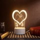 thumbnail image 1 of Luz nocturna acrílica 3D, regalo de fiesta del Día de San Valentín de Navidad, atmósfera de dibujos animados para niños, luz LED con logotipo personalizado, 1 of 3