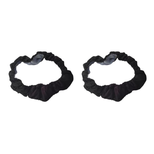 Naiovety Cubierta de resorte para protección protector envolvente resistente para trampolín envolvente plegable negro Negro 36 pulgadas 2Conjunto