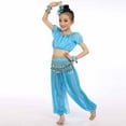 thumbnail image 2 of oqasdz Girls Fall Outfits Handmade Children Belly Dance Kids Casual Loose Soft Comfortable Trendy Clothing Sets Size 5-6 Y, 2 of 5