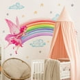 thumbnail image 7 of Rainbow Butterfly Wall Decal, Decoration Wall Decal, 23.6"x31.4", Rainbow Wall Sticker for Playroom Girls Room Baby Decoration, 7 of 7