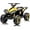 Yellow, variant on 12V Kids ATV Quad Car with Forward & Backward Function, Four Wheeler for Kids with Wear-Resistant Wheels, Music, Electric Ride-on ATV for Toddlers Ages 3+ Years Old,Yellow