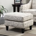 thumbnail image 1 of Picket House Furnishings Pouf Emery en Blanc, 1 of 4
