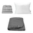 thumbnail image 1 of Juego de Sábanas Individual Royal Gris Perla + Protector de Colchón Lux + Almohada Royal, 1 of 13