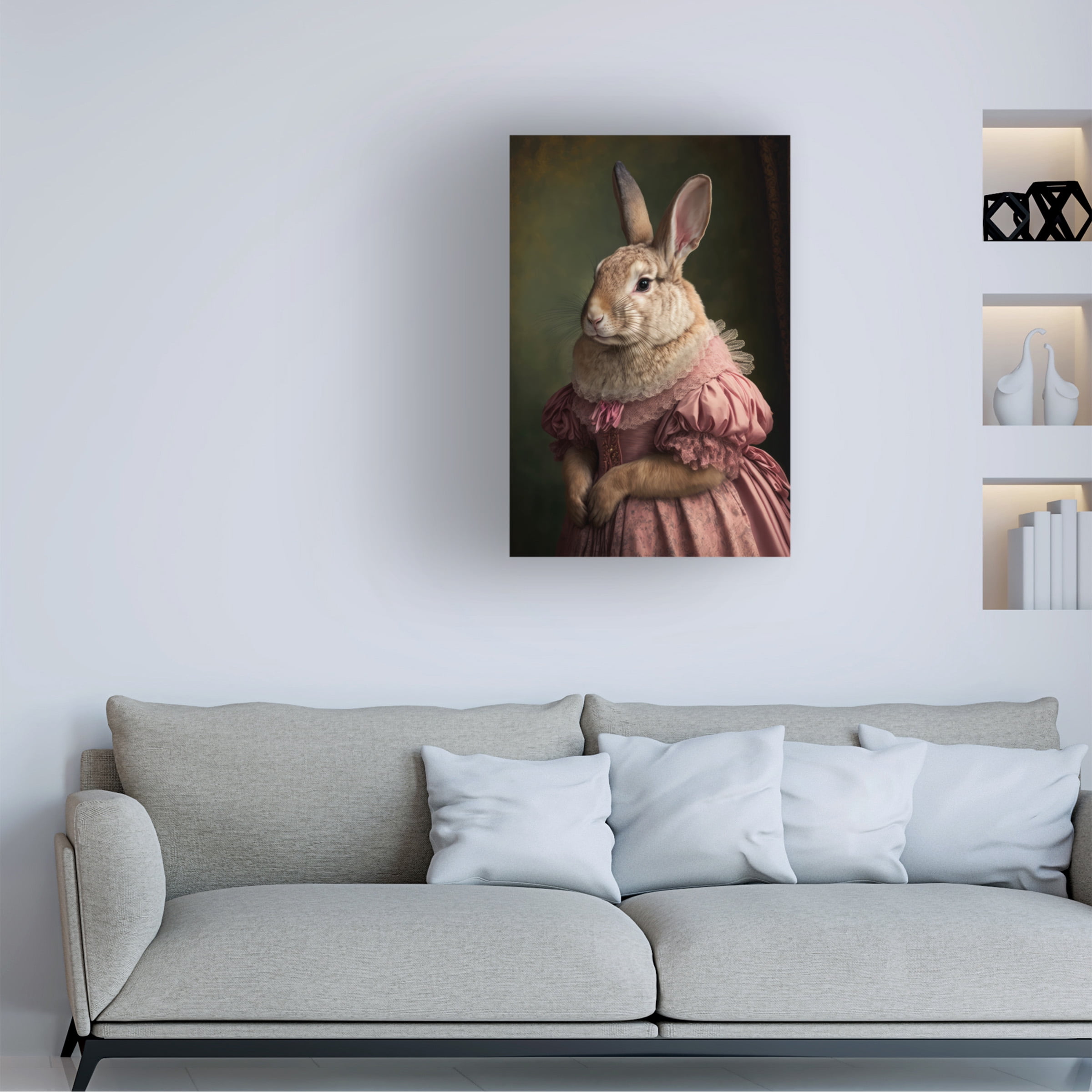Treechild 'Mrs Bunny`s Daughter' Canvas Art