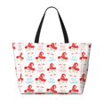 thumbnail image 2 of Rocae Funny Gnomes for Large Women's Waterproof Beach Bag Tote with 7 Pockets Pool Bag for Travel Gym Vacation, 2 of 6